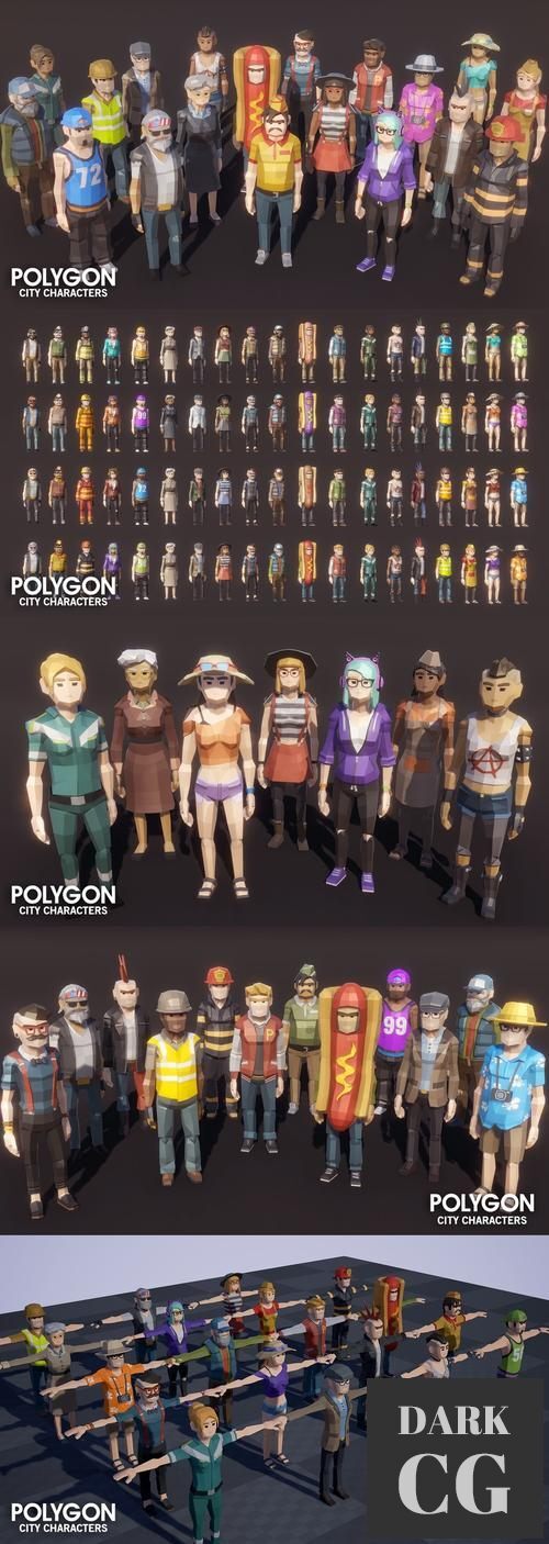 Unreal Engine – POLYGON City Characters