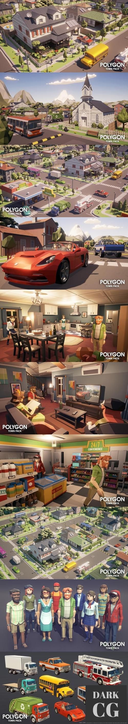 Unreal Engine POLYGON Town Pack
