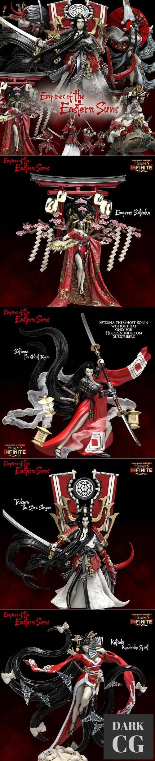 Heroes Infinite - Empires of the Eastern Sun – 3D Print