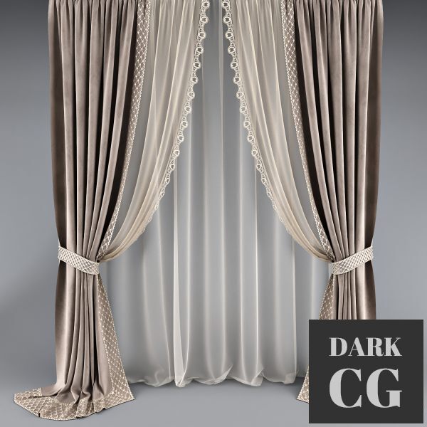 3D Model Curtain 33