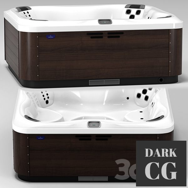 3D Model Villeroy Boch Comfort Line Hot Tub