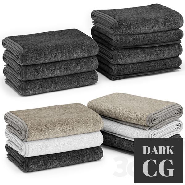 3D Model TOWELS 01