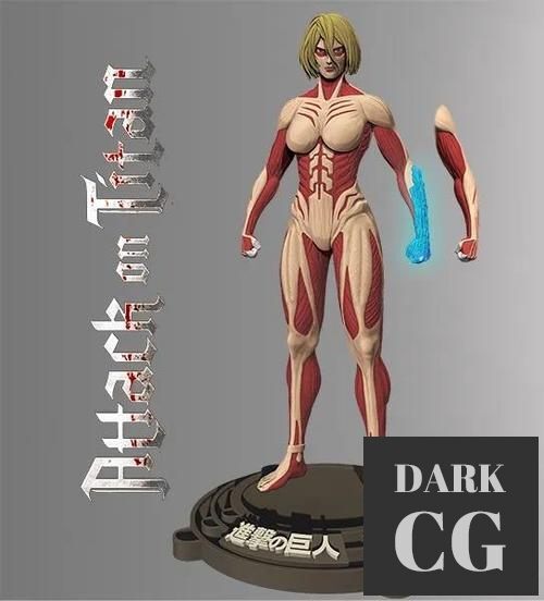 3D Model Annie Titan Female Shingueki No Kiojin 3D Print