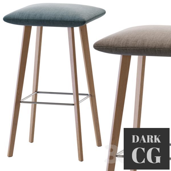 3D Model Cor barstool Jalis variant 3