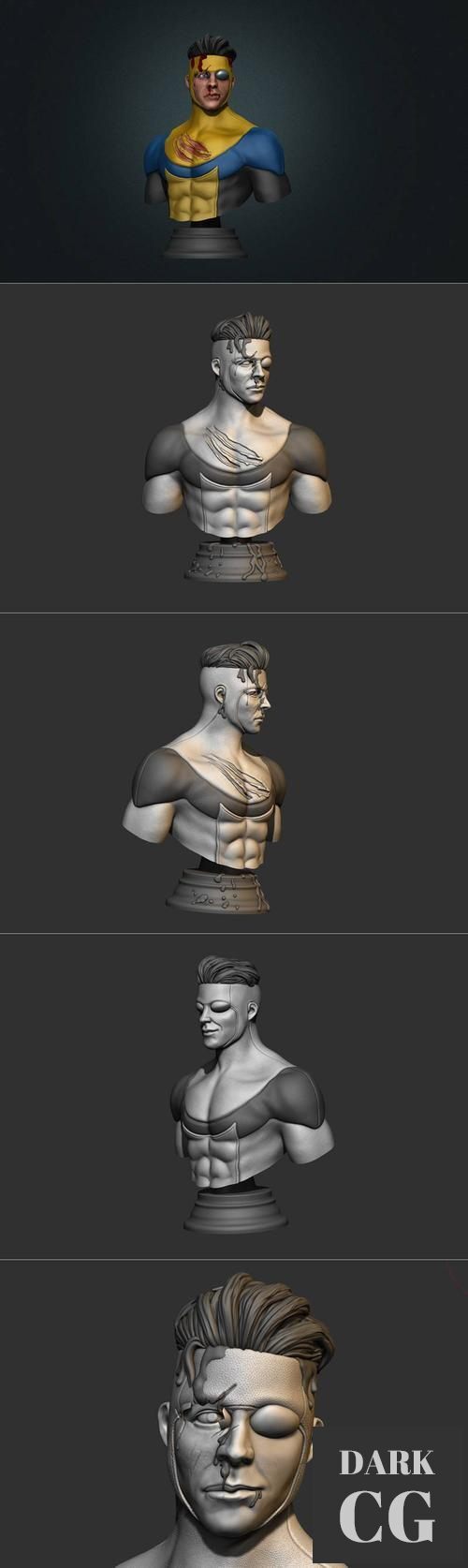 Wekster - Invincible Bust – 3D Print