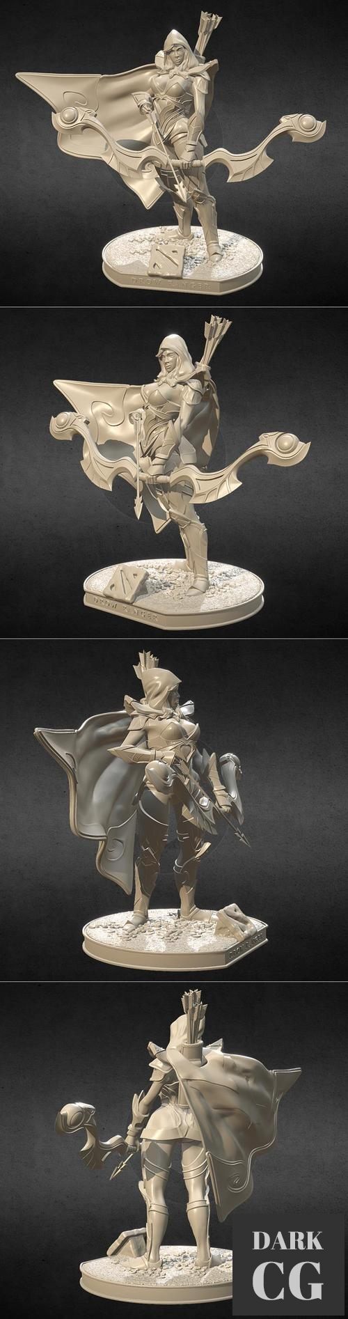 Drow Ranger (DOTA2) – 3D Print