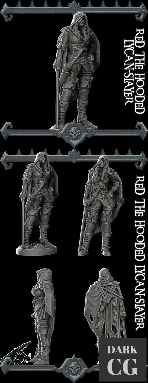 Red Hooded Lycan Slayer – 3D Print