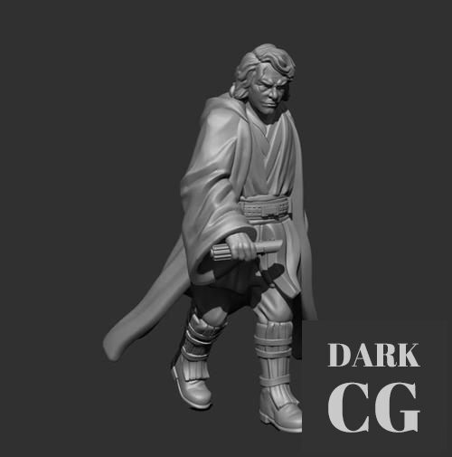 3D Model Dark Messiah Hooded 3D Print