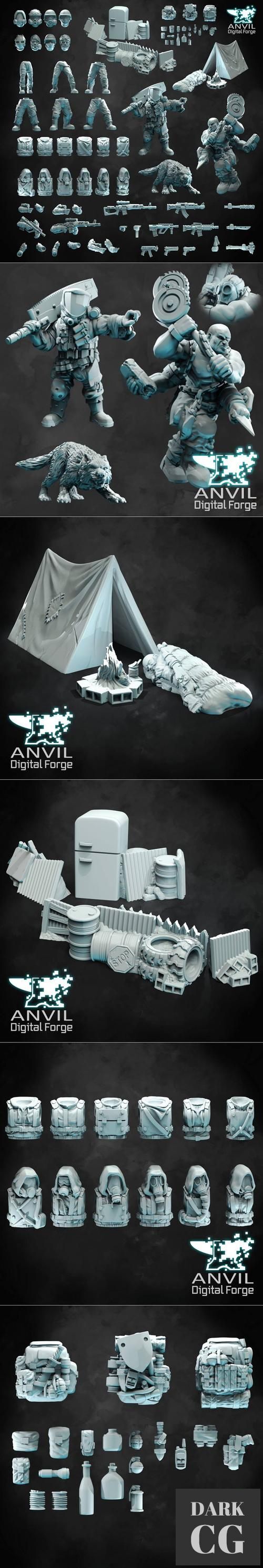 Anvil Digital Forge - Modern Post-Apocalypse – 3D Print