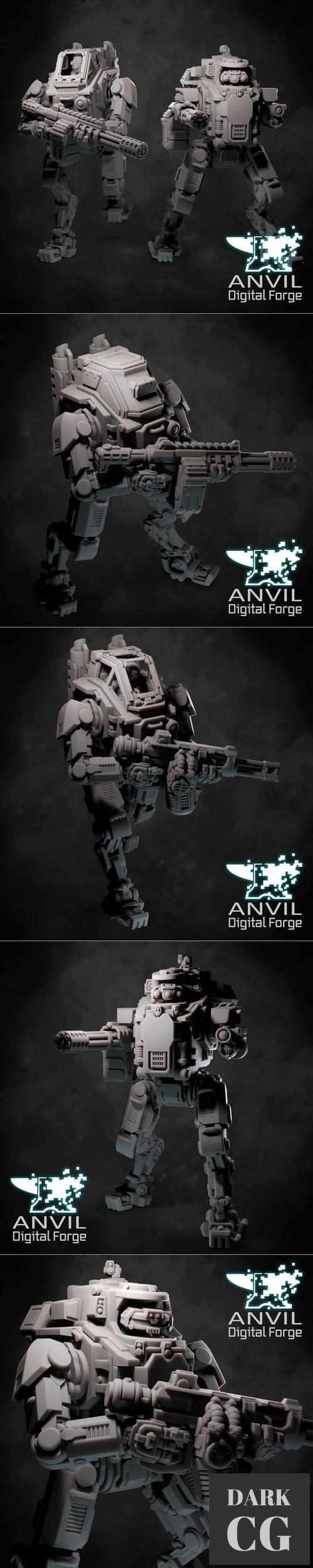 Anvil Digital Forge - Light Assault Mech – 3D Print