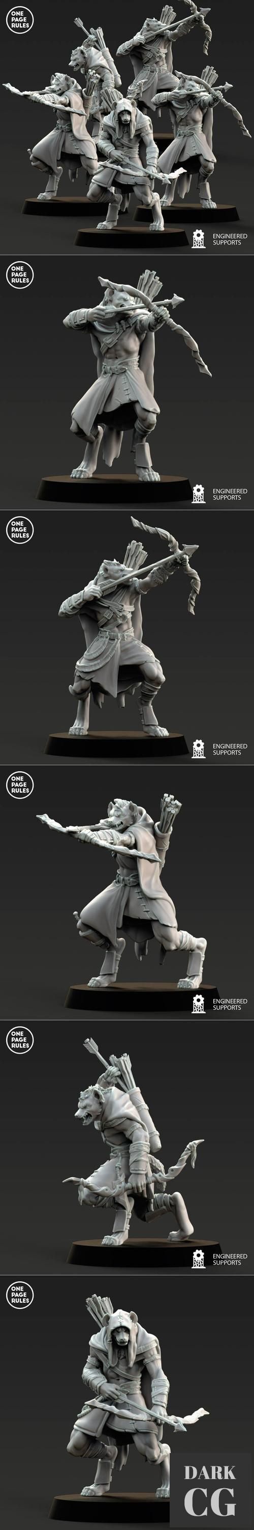 One Page Rules - Beastmen Raiders – 3D Print