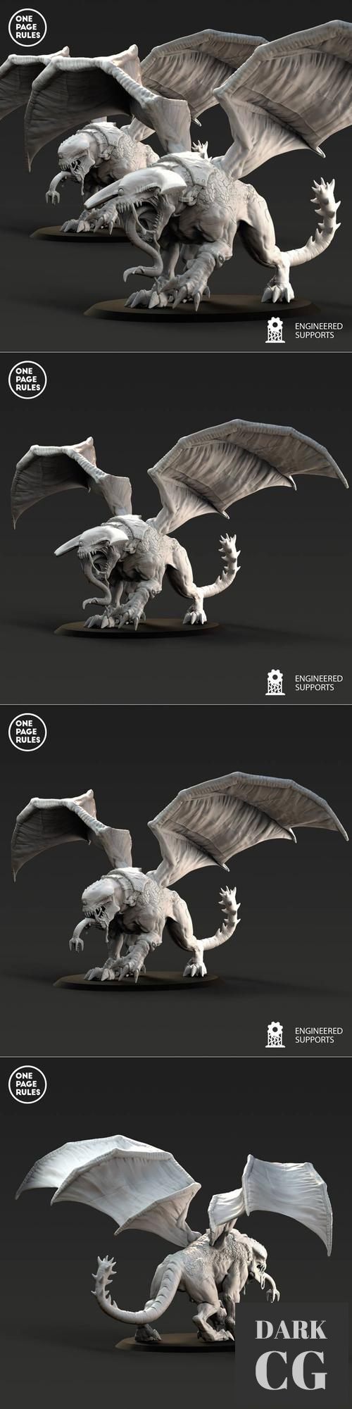 One Page Rules - Beastmen Slimey Beast – 3D Print