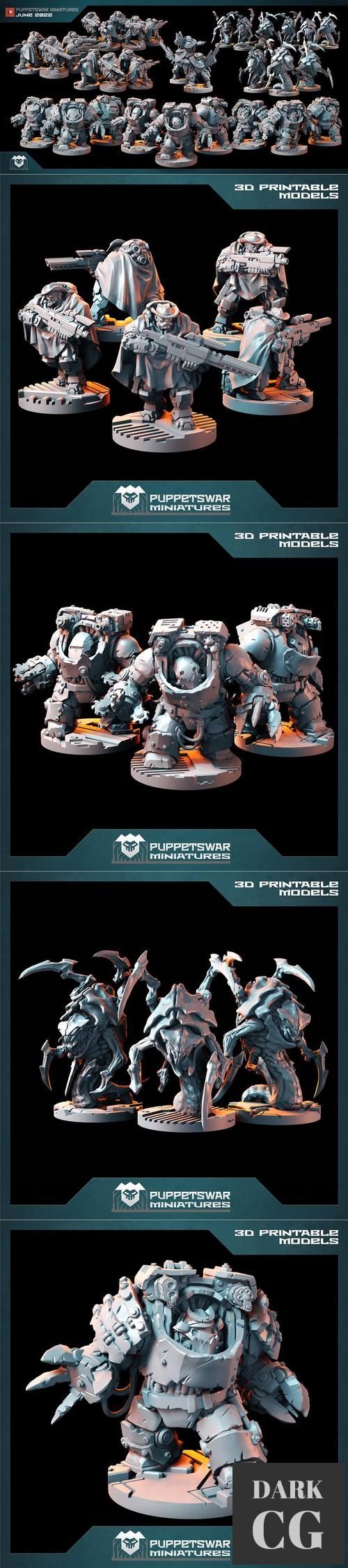 Puppetswar Miniatures June 2022 – 3D Print