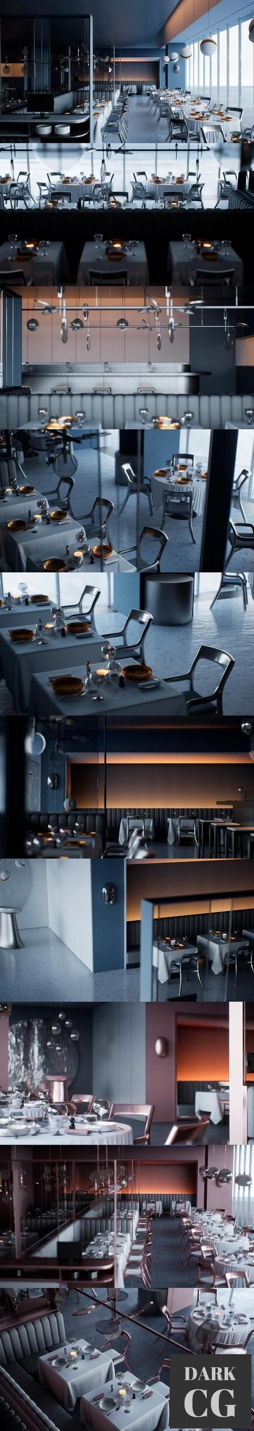 Unreal Engine Contemporary Restaurant