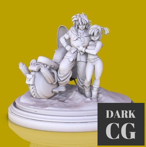 Yamcha and Bulma – 3D Print