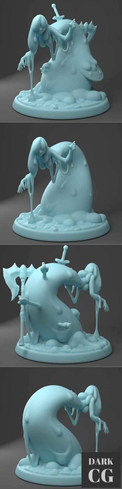 Monstrous Lady Slime – 3D Print