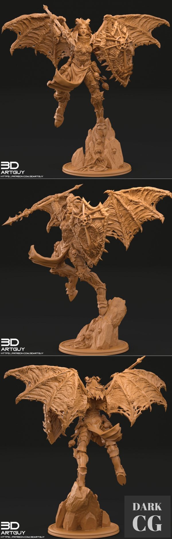 3D Model Rage Demon