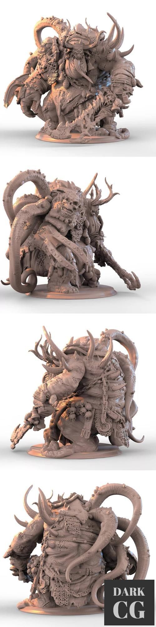 3D Model Plague Demon 3D Print