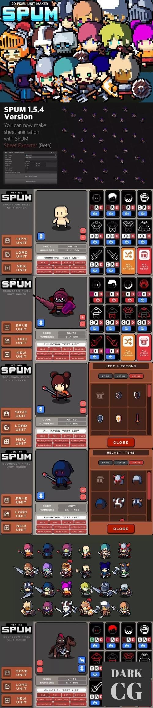 Unity Asset Store – 2D Pixel Unit Maker - SPUM