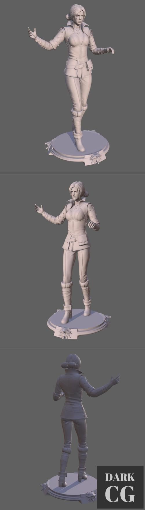 Triss Merigold - The Witcher – 3D Print