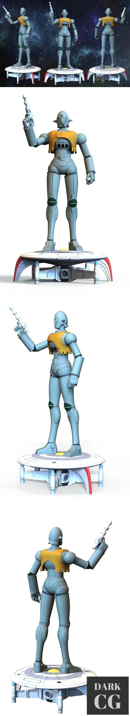 GRAG from Captain Future - Capitaine Flam – 3D Print