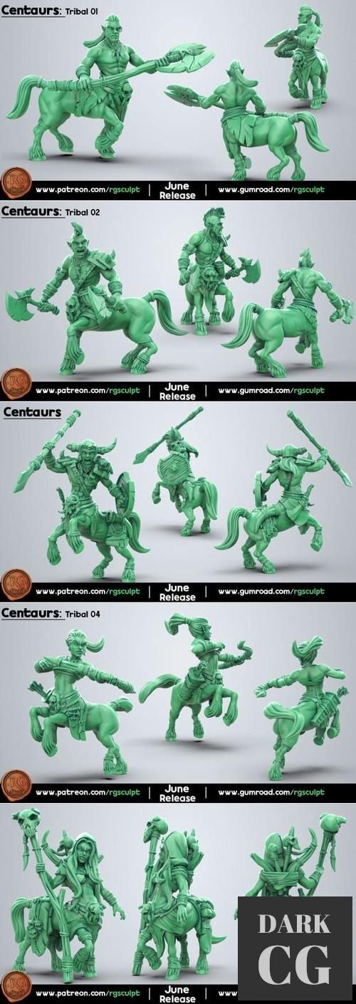 Centaur 1-5 – 3D Print