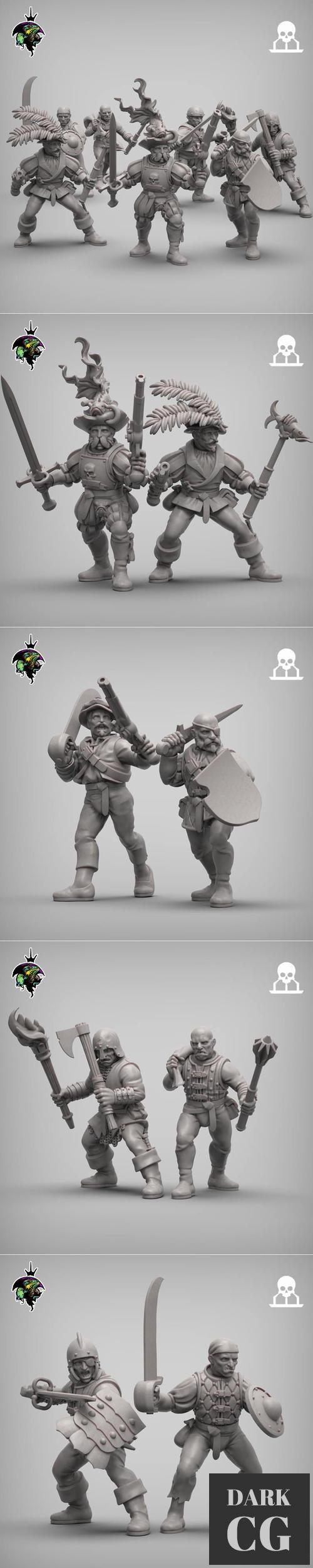 Reptilian - Mercenaries And Militia – 3D Print