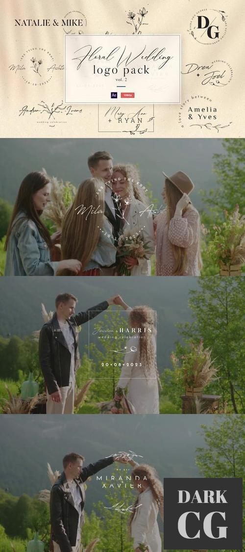 Floral Wedding Logo Vol 2 38231388