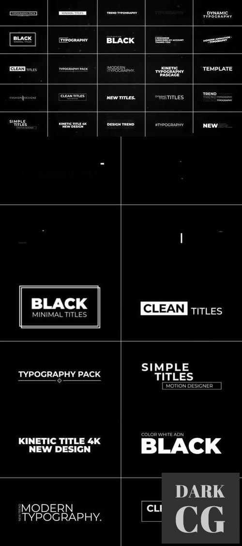 26 Minimal Titles After Effects 38230986