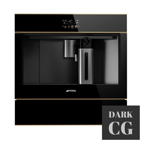 3D Model Dolce Stil Novo Coffee Machine by Smeg