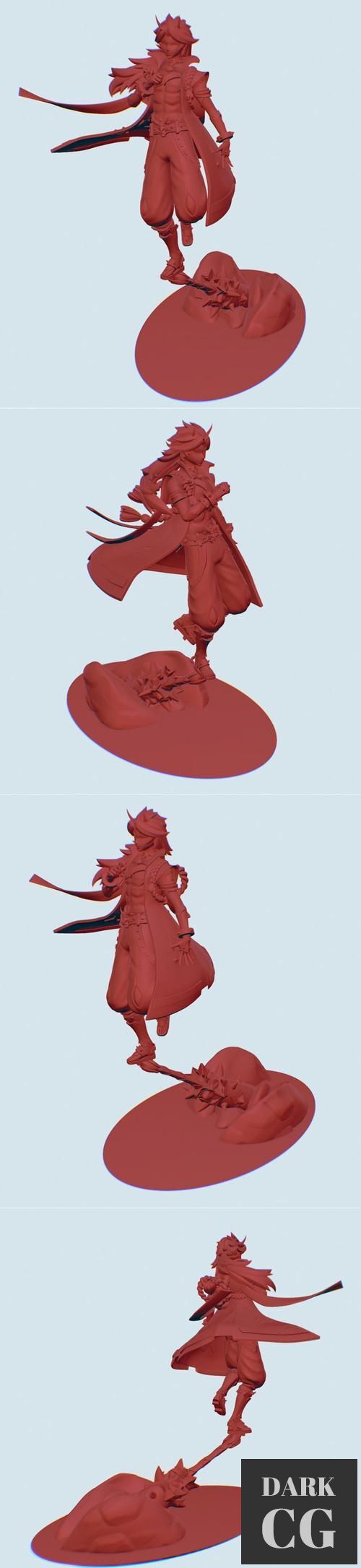 Red Oni Arataki Itto - Genshin Impact – 3D Print