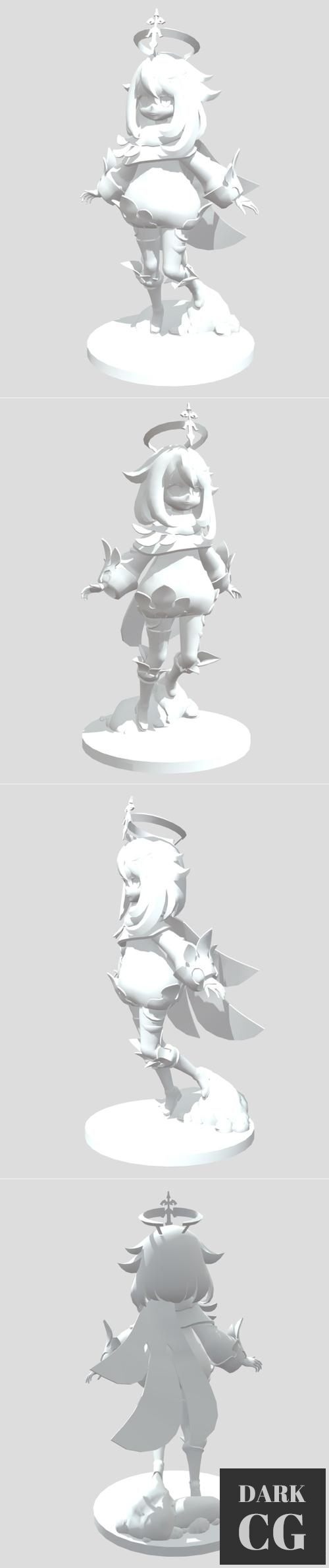 3D Model Paimon statue Genshin Impact 3D Print