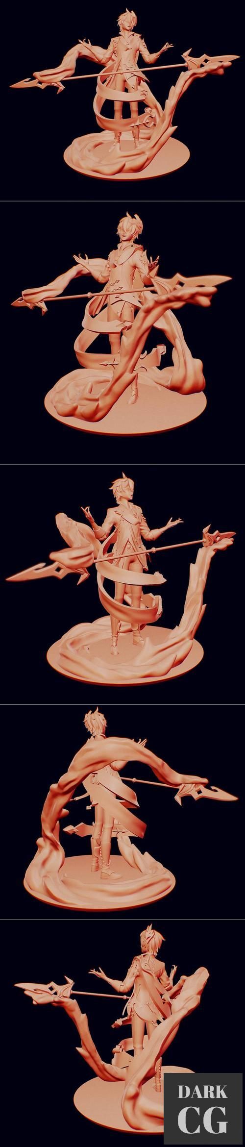 Tartaglia Childe - Genshin Impact – 3D Print