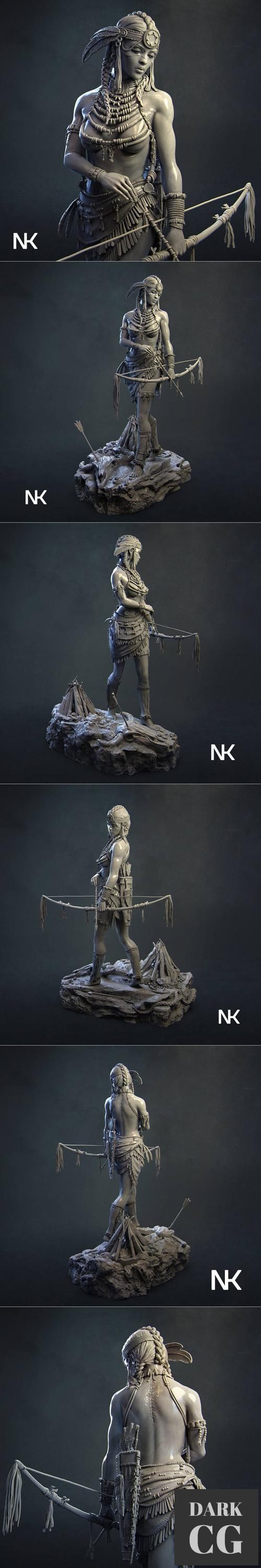 Kora, Tribal Warrior – 3D Print