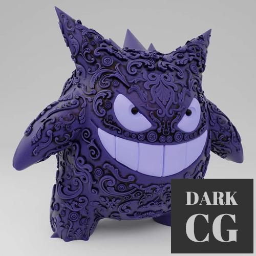 Ornamental Gengar – 3D Print