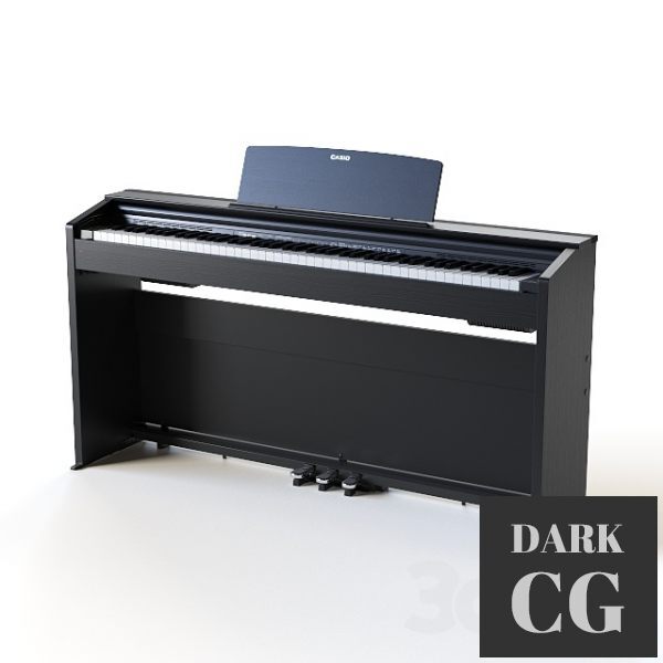 3D Model Digital Piano CASIO