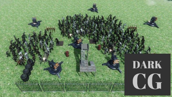 Unity Zombie Tower Defence Game