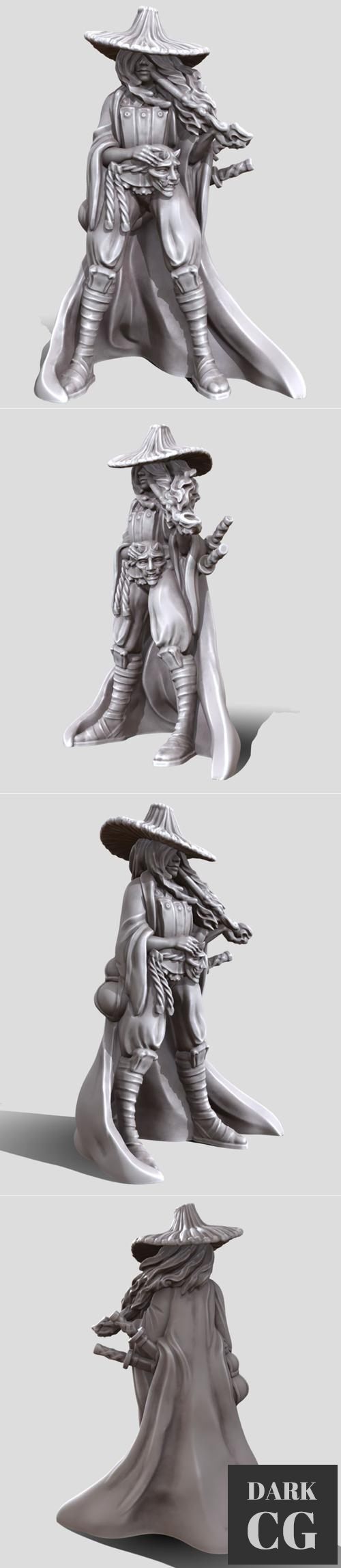 Hannya - Tabletop Miniature – 3D Print