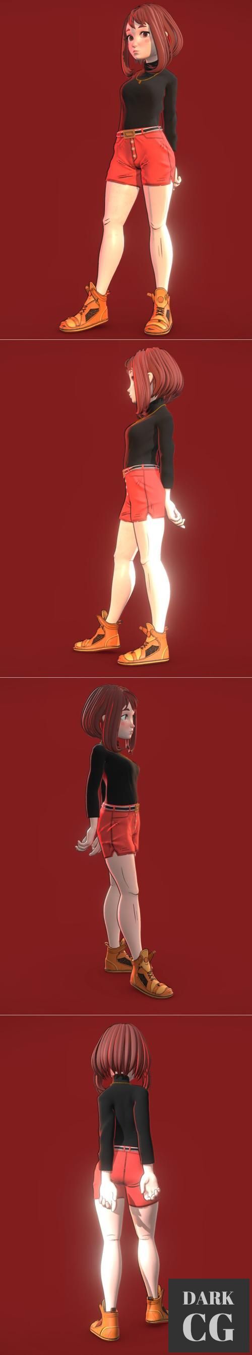 3D Model Uraraka Ochaco 3D Print
