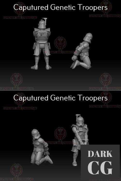 Captured Genetic Troopers - Legion – 3D Print