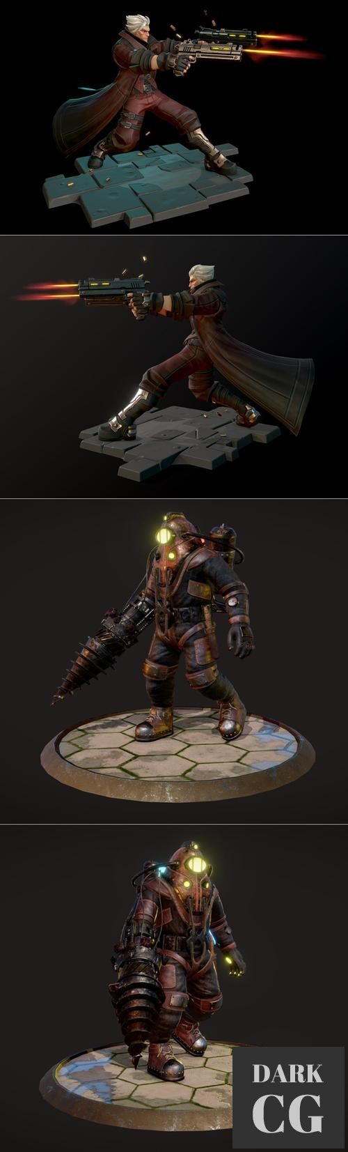 Dante - Devil May Cry and Big Daddy Bioshock 2 – 3D Print