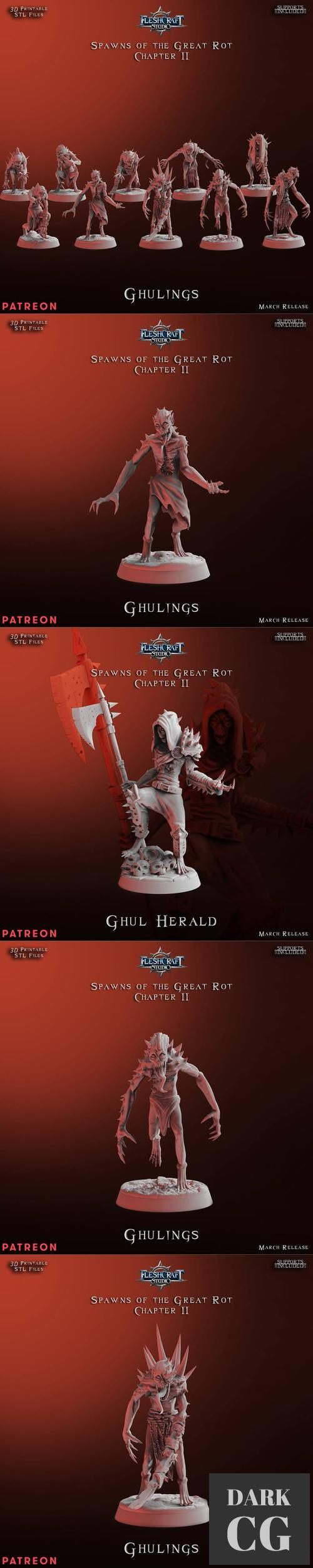 Graveborn Ghuls – 3D Print