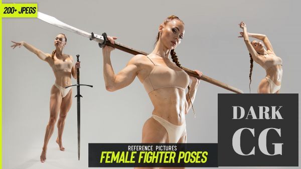 Female Fighter Poses
