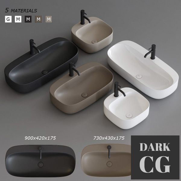 3D Model Noken Arquitect Washbasin