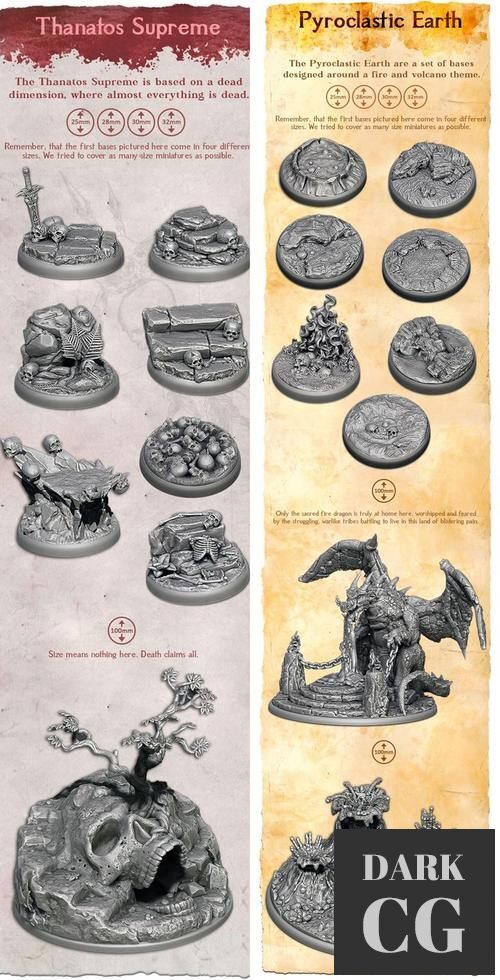 Solgood Creations all bases – 3D Print