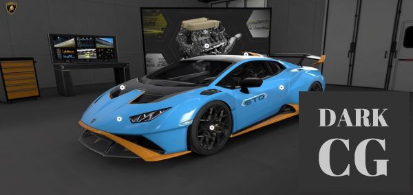 3D Model Lamborghini Huracan STO 2020