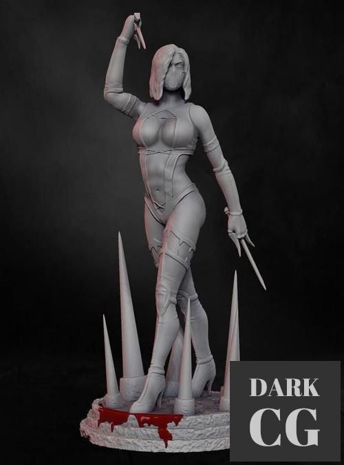 3D Model Mileena Mortal Kombat 3D Print