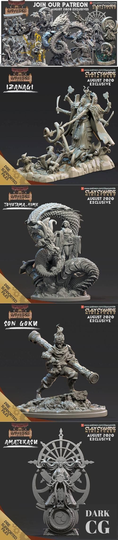 Clay Cyanide Miniatures August 2020 – 3D Print