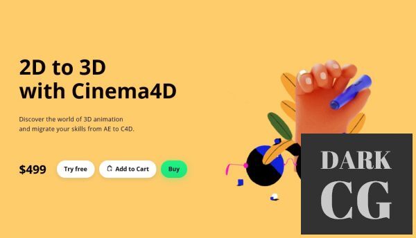 Motion Design School - 2D to 3D with Cinema4D