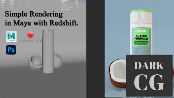 Simple Product Rendering in Maya with Redshift